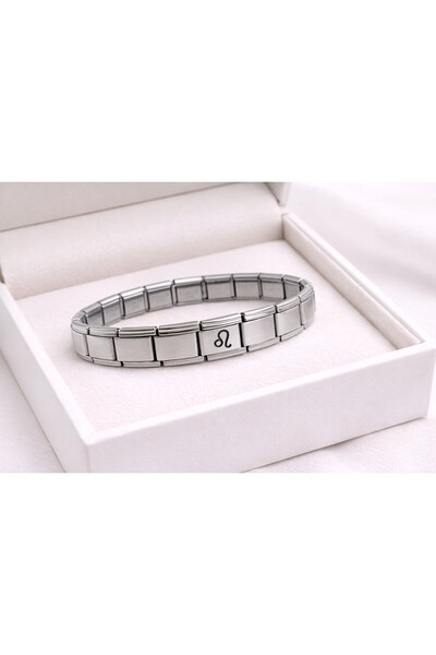 Twin Store Steel Nomination Bracelet Leo Sign |   Stainless Steel Zodiac Brac...