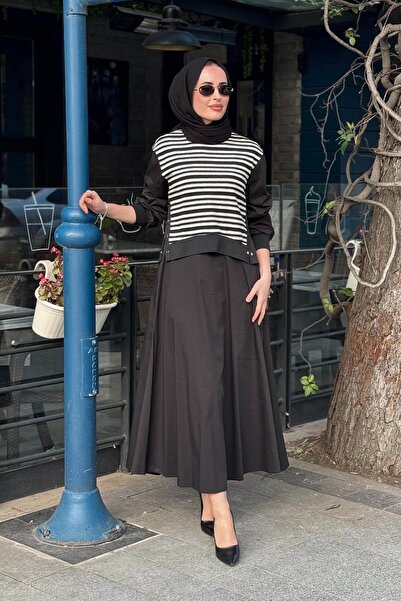 SCL Elbise 10002611311029 Siyah