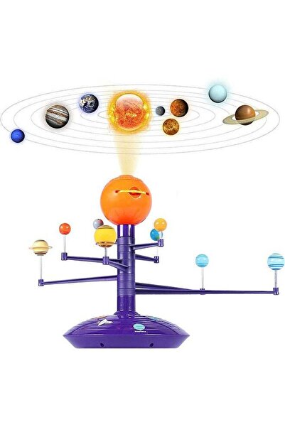 Arabest نموذج النظام الشمسي للأطفال مكون من 8 كواكب مع جهاز عرض، ألعاب فضائية...