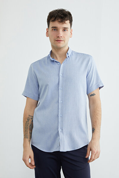 Fulla Moda قميص مخطط بأكمام قصيرة