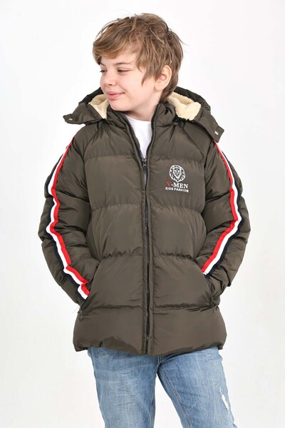 napoli jous Boy's Coat Hooded