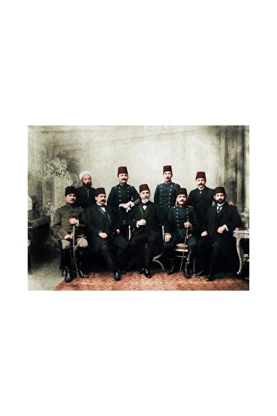 moontime alaçatı Tarihi Ittihat Terakki Kanvas Tablo, Enver Paşa Koleksiyonu