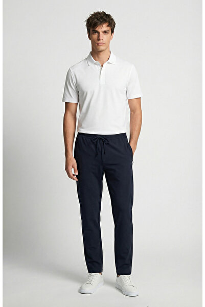 Network Lacivert Jogger Model Teknik Kumaş Eşofman