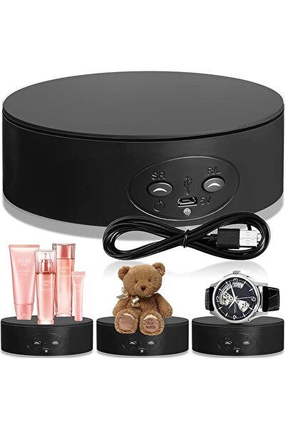 Arabest حامل عرض دوار بمحرك بزاوية 360 درجة، حامل عرض دوار بمحرك لتصوير الفيد...