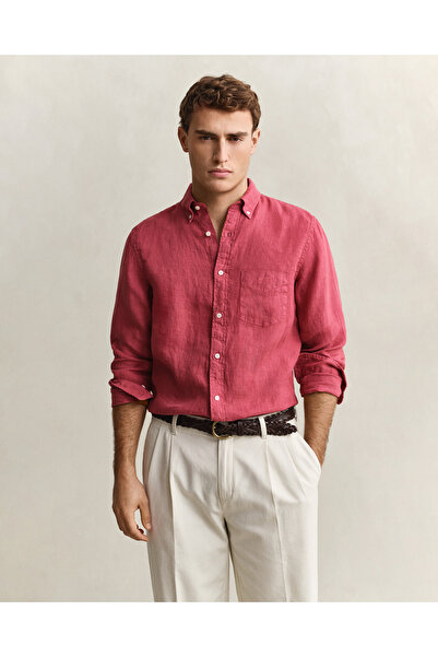 Gant Erkek Turuncu Regular Fit Gömlek