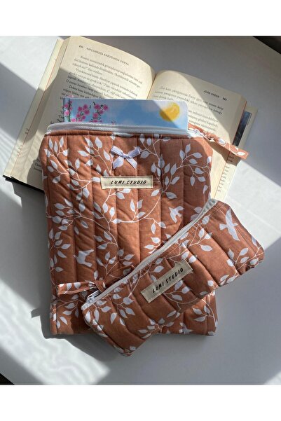 TR Yapraklı Kitap Kılıfı, Organizer, Ajanda, Defter Kılıfı- Kalemlik