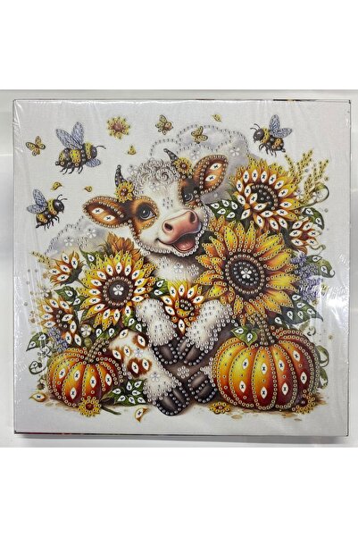 EleganTShoP Tuval 5D Yapışan Boncuk Mozaik Tablo 25*25 cm YY83