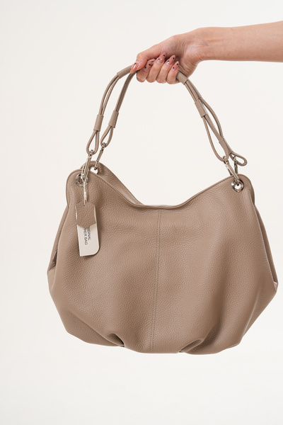 Metins Leather Kadın Hakiki Deri Omuz Çantası – Günlük Yumuşak Dokulu Şık Hob...