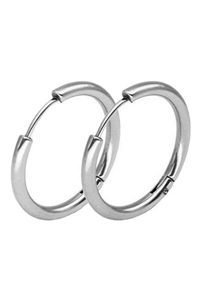 BLUELANS Stainless Steel Punk Hoop Earrings