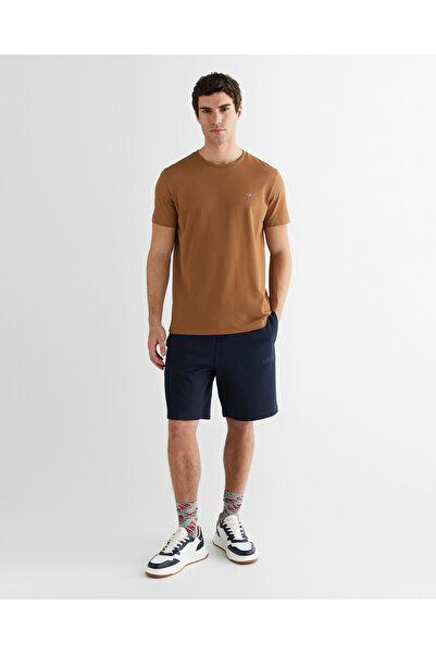 Gant Erkek Lacivert Regular Fit Logolu Şort