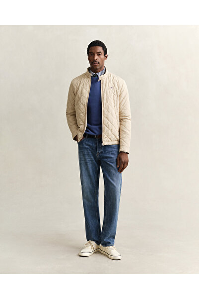 Gant Erkek Bej Dik Yaka Logolu Ceket