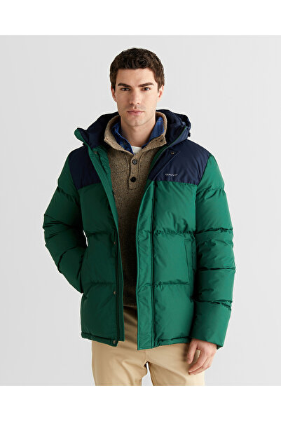 Gant Erkek Lacivert Regular Fit Fermuarlı Mont