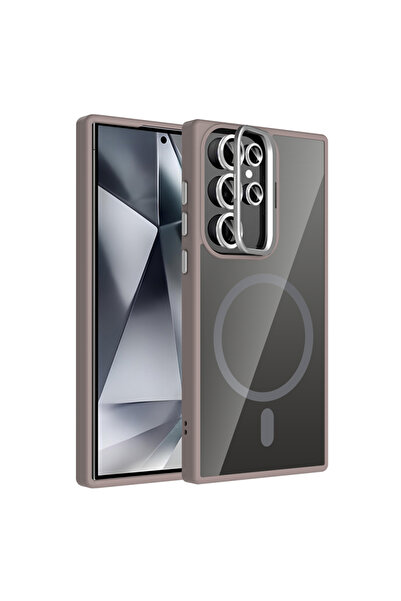 Paladyum Case غطاء M-Safe باللون الرمادي من إيترو مع حامل إطار الكاميرا المتو...