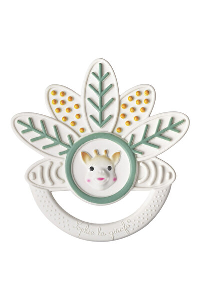 Sophie La Girafe Inel de dentiție cu frunze multitexturate - TASTE