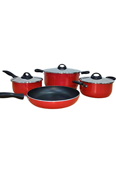 Premier 7-Piece High-Quality Stainless Steel Cookware Set with Lids & 24 cm F...
