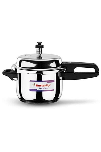 BUTTERFLY Blue Line Stainless Steel Pressure Cooker, 5-Liter