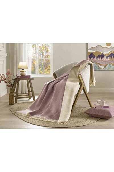 Özdilek Blanket Cotton Knee 130*170 Claret Red