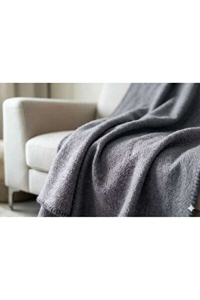 Özdilek (Nev) Blanket Cotton Dark Gray Single