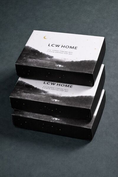 LC Waikiki Night Themed Porcelain Cup Set of 6
