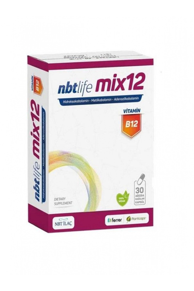 NBT Life MIX12 Ağızda Dağılan 30 Kapsül