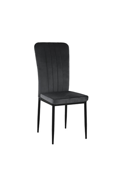 Sinyin Dining Chair, Modern High Back Accent Kitchen Chair with Sturdy Metal ...