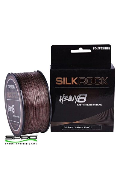 Spro Polep Silkrock Heavy8 Brown Braided Fishing Line0.30Mm 500m