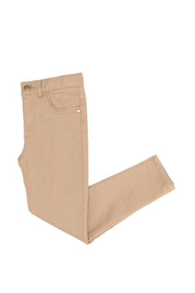 U.S. Polo Assn. Girl's Camel Canvas Pants 50256600-Vr015