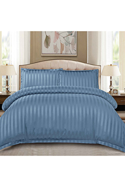 OEM Lenjerie de pat damasc cu elastic pentru pat dublu 2 persoane, Finet, PRV...