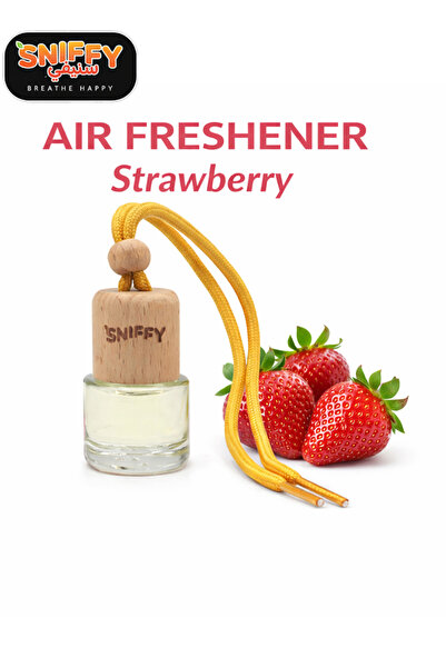 sniffy معطر جو برائحة الفراولة - طبيعي، خالٍ من الكحول، مناسب لجميع الفصول، ل...