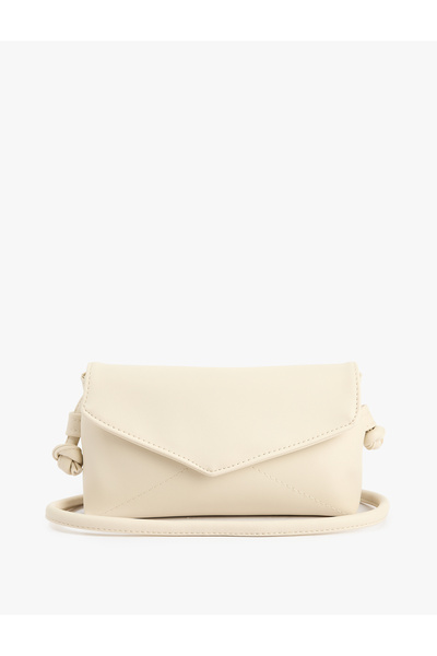 Koton Covered Hanger Faux Leather Crossbody Bag
