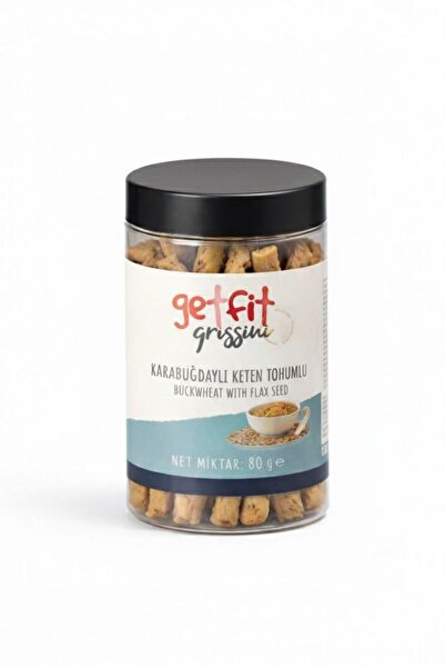 GetFit Karabuğdaylı Keten Tohumlu Grissini 80 Gr