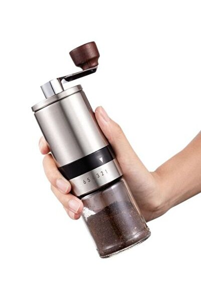 Arabest Manual Coffee Grinder with 6 Gears Adjustable Coarseness, for Home/Of...