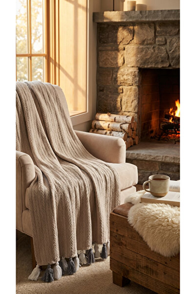 Vannes Home 100% قطن حديث بشرّابات مزدوج قماش بيكي غطاء سرير 200X220