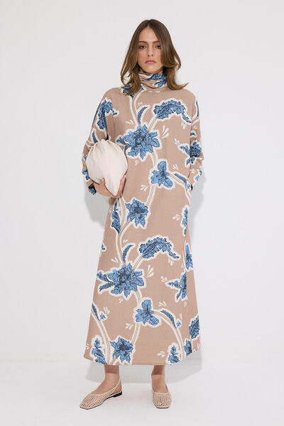 Touché Privé PATTERNED LINEN DRESS