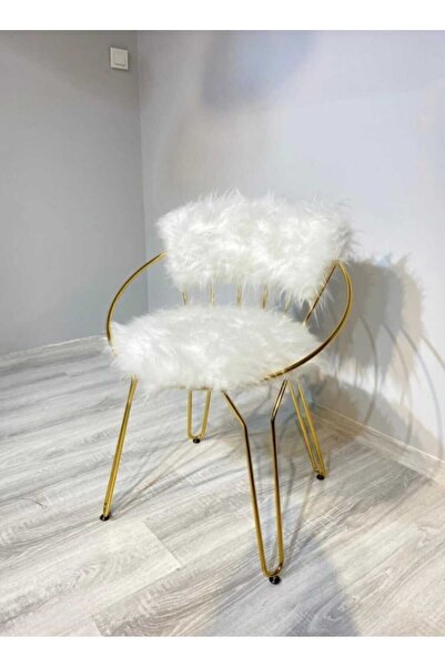 Has Grup Masa Sandalye İstanbul Modeli Peluş Tel Sandalye
