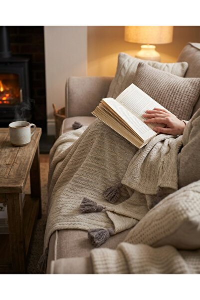 Vannes Home 100% قطن حديث بشرّابات مزدوج قماش بيكي غطاء سرير 200X220