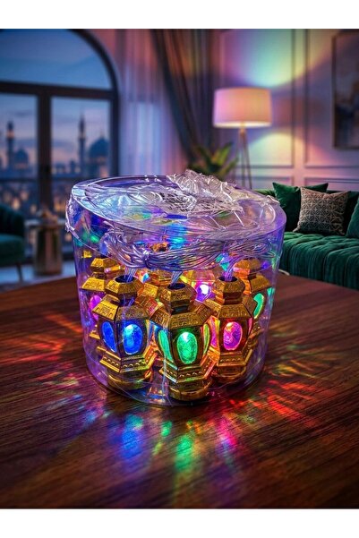 Butik Center Ramazan Ve Bayram Temalı Dekoratif Gold Figürlü Şerit LED Işık 2...