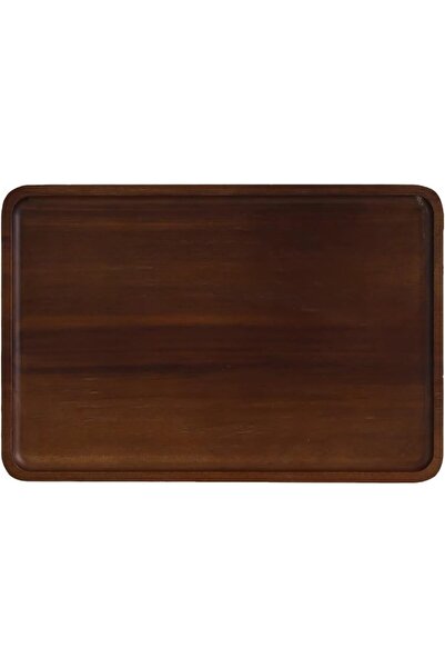Arabest Wood Serving Tray , Modern Simple Rectangle Small Platter for Food Di...