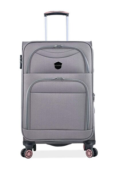 Fossil Unisex Kumaş Orta Boy Valiz