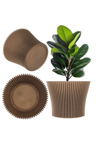 KADAX Ghiveci de flori 17cm, husă pentru plante, ghiveci de flori din plastic...