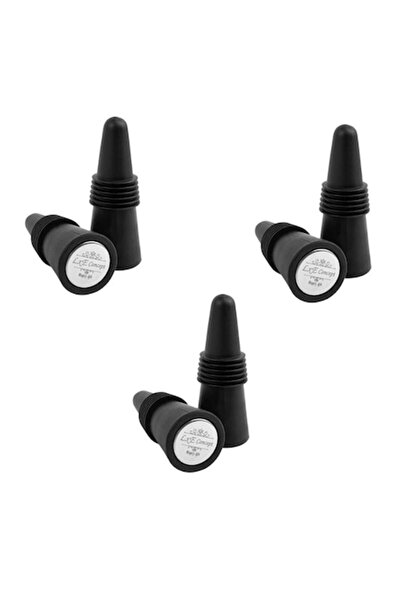 LXE CONCEPT Set of 6 Elegant Wine Stoppers with Silicone Seal