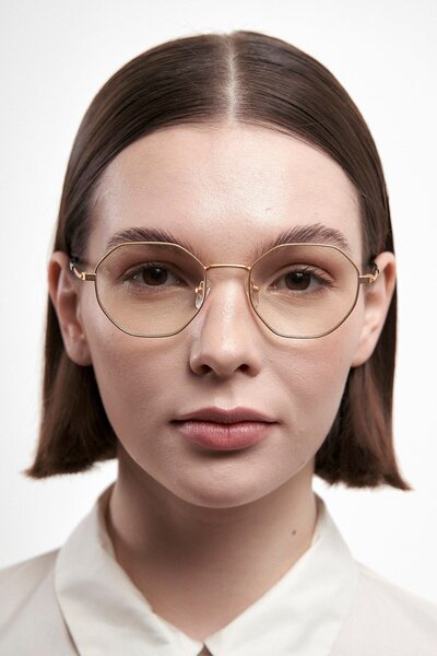 Bilge Karga Bergthor Gold Blue Light Protective Glasses