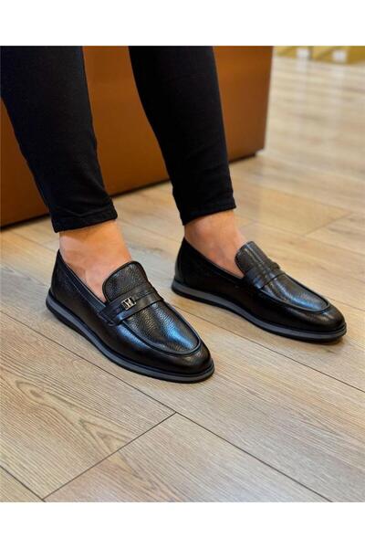 Parlak Hakiki Deri Termo Taban Casual Ayakkabı