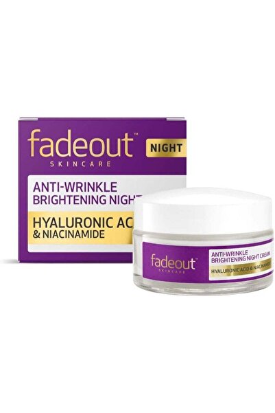 Fade Out كريم ليلي مفتح ومضاد للتجاعيد - حمض الهيالورونيك والنياسيناميد - يقل...