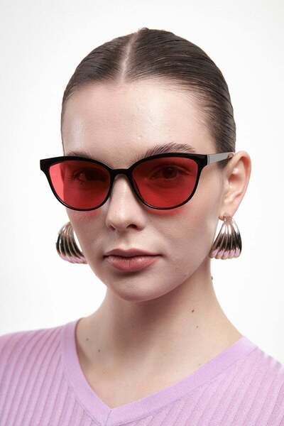 Bilge Karga Arya Black Red Circadian Balance Glasses