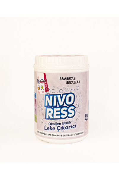Nivoress Beyazlar İçin Oksijen Bazlı Leke Çıkarıcı Ve Deterjan Güçlendirici 7...