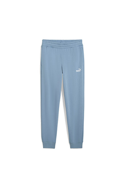 Puma بنطال رياضي نسائي باللون الأزرق من Essentials No.1 Logo