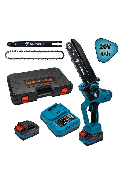 catpowertools CatPower 1530 Kömürsüz Akülü Zincirli Budama Testeresi 20/25 cm...