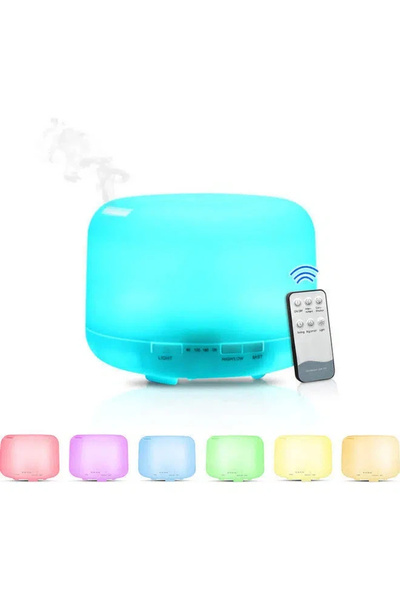 Other جهاز ترطيب هواء للعلاج بالروائح العطرية بسعة 300 مل، مزود بـ 7 مصابيح L...