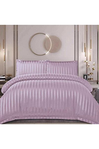 OEM Lenjerie de pat damasc cu elastic pentru pat dublu 2 persoane, Finet, VLX...